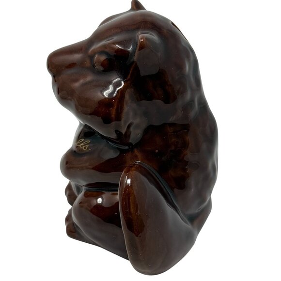 Niagara Falls Canada Ceramic Beaver McMaster Brown Clay Bank Kitschy CabinCore - Picture 3 of 7